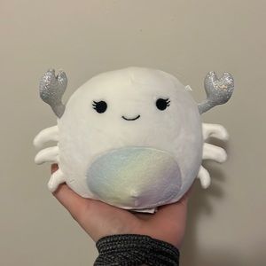 5” white crab squishmallow BNWT
